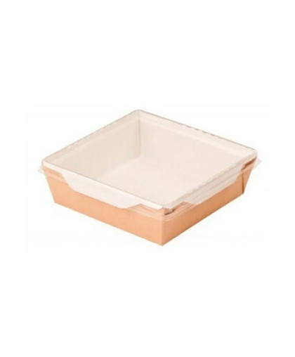 Коробка DoECO 150*150*50мм, ECO OpSalad 900 мл корич.
