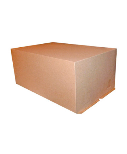 Коробка DoEco 255*255*105 мм ECO CAKE  6000 коричн. РФ Для тортов, пирогов, выпечки