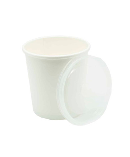 Упаковка DoEco d-75 мм, h-100 мм, 445 мл ECO SOUP 16w, для супа, белая, Эконом